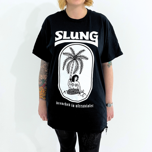 Slung Short-Sleeve in Black